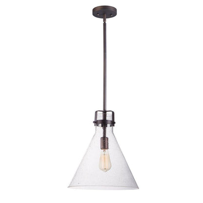 Maxim Lighting 26119CDOI Seafarer 1 Light 14 inch Oil Rubbed Bronze Pendant Ceiling Light