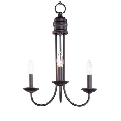 Maxim Lighting 10343SN Logan 3 Light 15.5 inch Satin Nickel Chandelier Ceiling Light
