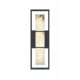 Eurofase Lighting 46837-011 Blakley LED 4 inch Black Wall Sconce Wall Light, Both Indoor/Outdoor