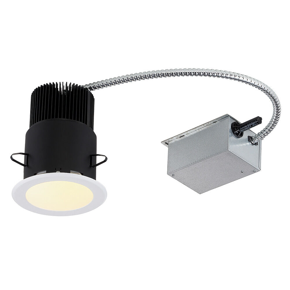 Eurofase Lighting 29682-010 Non-IC LED Recessed Remodel Housing Kit, White Finish