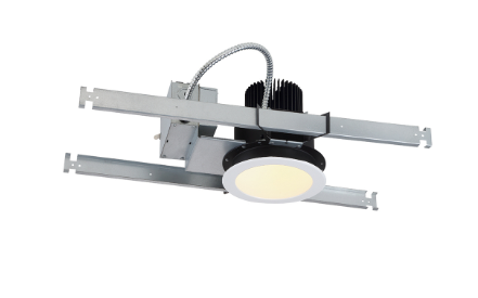 Eurofase Lighting 29683-017 Non-IC New Construction Housing, Lumens 4000 lm, Color Temperature 3000K, 120V, 60W, White Finish
