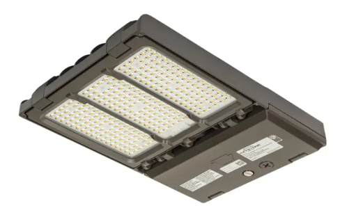 Keystone KT-ALED140PSHV-M2-OSA-NM-8CSB-VDIM XFit OpticSwap LED Area Light, Type III, V Included, Selectable Wattage 140W, 100W, 70W, Multi-Color Temperature, Voltage 277-480V, Bronze