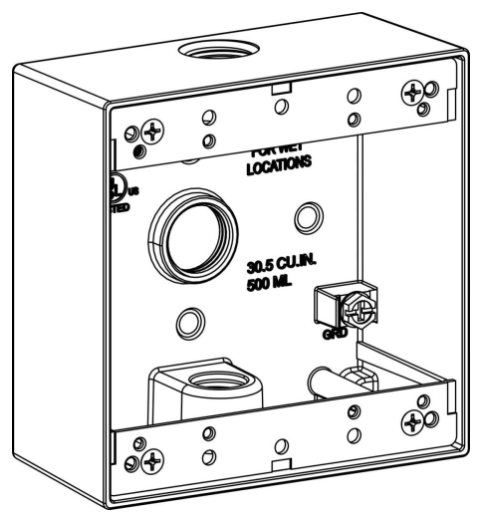 Orbit 2B50-3 Weatherproof Device Box