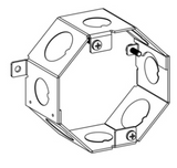 ORBIT 2CB 2" Deep Steel Octagonal Concrete Ring Box