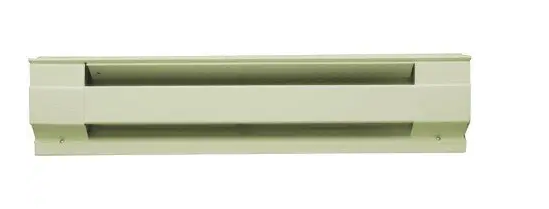 Cadet 2F500A 500W Electric Baseboard Heater, 2.5-Feet, 208V/240V, Almond