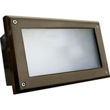 Dabmar Lighting FG2000-L7-65K-BZ Fiberglass Open Face Step Light, G24, Color Temperature 6500K, Bronze Finish