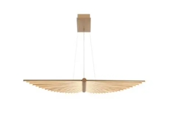Eurofase Lighting 46841-025 39.25 inch Island LED Chandelier Ceiling Light, Color Temperature 3000K, Wattage 57W, Gold Finish