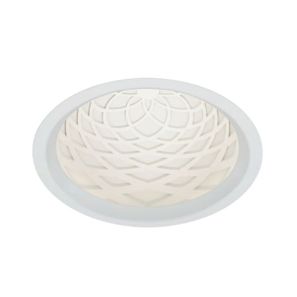 Visual Comfort Architectural EDIM5RRF9WD2IW Reflections 5" Remodel Indirect Downlight Flanged White Trim - Warm Dim(3000K-2000K) - Dome Pattern: Torus