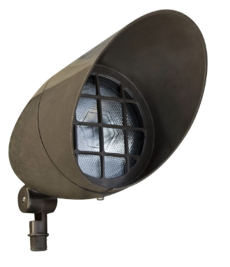 Dabmar Lighting FG23-L25F-27K-BZ  LED Fiber Glass Spot Light, E26, 120V, Color Temperature 2700k, Bronze Finish