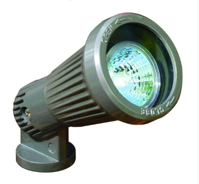 Dabmar Lighting LV200-L7-65K-G LED 2 Pin Cast Aluminum Spot Light, Color Temperature 6500K, Green Finish