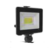 30W LED Flood Light with Sensor  5CCT Selectable (27/30/35/40/50K) Black Finish