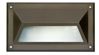 Dabmar Lighting DSL1002-L9-30K-BZ Cast Aluminum Hooded Step Light, 85V-265V,G24, Color Temperature 3000K, Bronze Finish