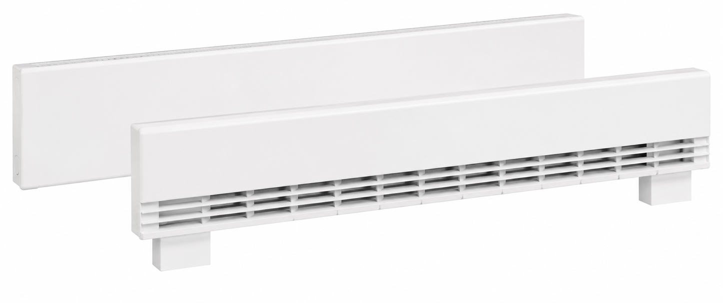 Ouellet ODB1258BL 59" Aluminum Draft Barrier Electric Baseboard Heater - Voltage: 208V - Finish: White