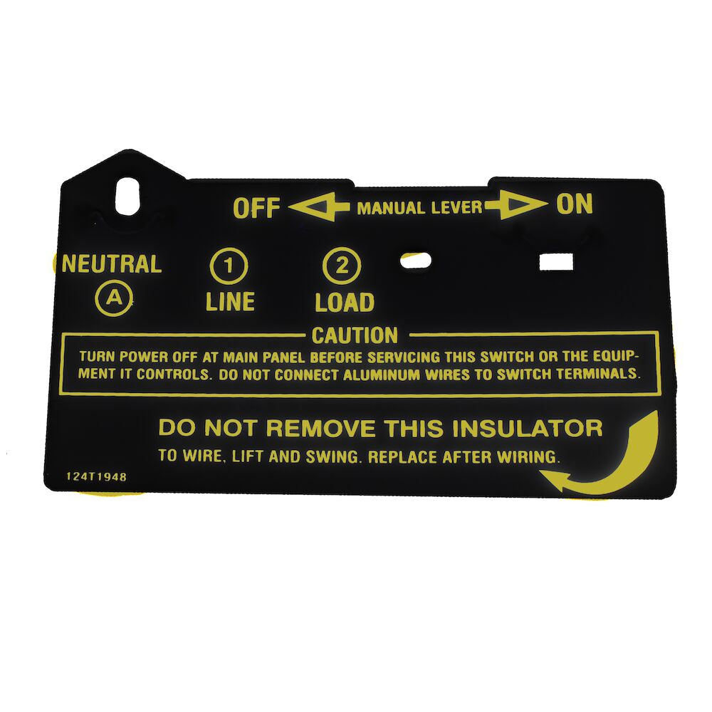 Intermatic 124T1948 Insulator for Single-Pole Time Switch (T101, T102, T171, T172)