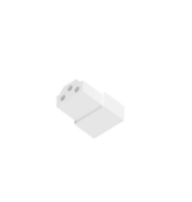 Nora Lighting NUDA-END End-to-End Connector for NUDA, Matte Powder White Finish
