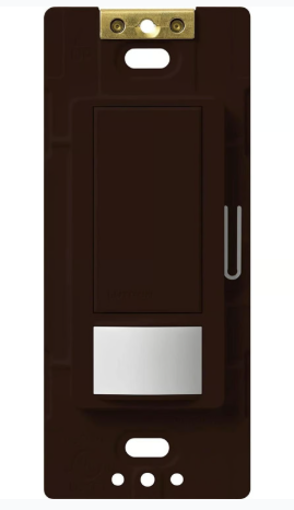 Lutron MS-VPS5M-BR Maestro Switch with Vacancy Sensor Multi Location 120V / 5A, Brown Finish