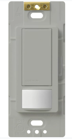 Lutron MS-VPS5M-GR Maestro Switch with Vacancy Sensor Multi Location 120V / 5A, Gray Finish