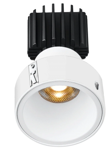 Lotus LED Lights L3F-RDF-WH Trim for Tangra 3" Fixed Round Deep Invisible Flangeless, White Finish