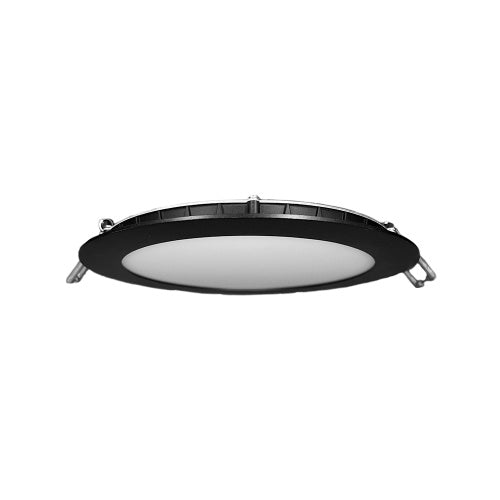 Lotus LED Lights LE6R-5CCT-BK 6" Round Economy LED Downlight - 15W - 27K / 3K / 35K / 4K / 5K - 120V - Black
