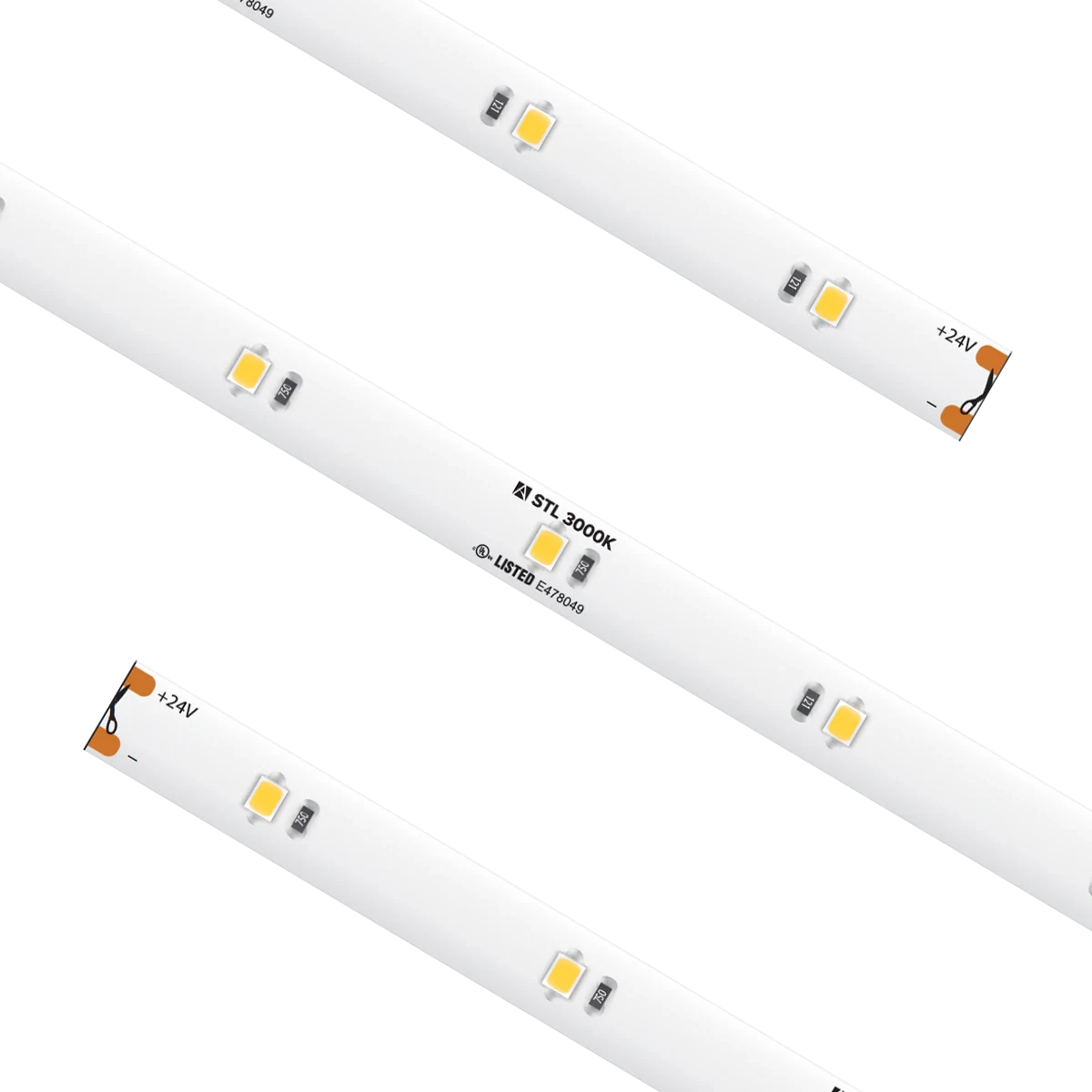 American Lighting STL-WW Trulux 16.4 Ft Standard Grade 24V Tape Light - 150 Lumens -  3000K