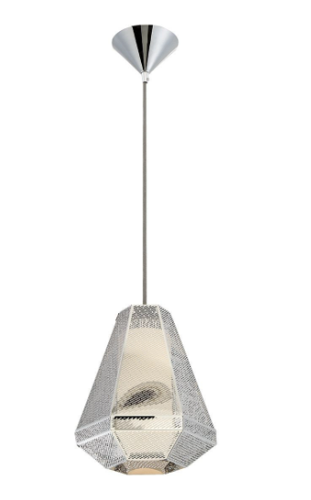 Eurofase Lighting 30017-016 Recinto 3" Ceiling Pendant Light, Chrome Finish