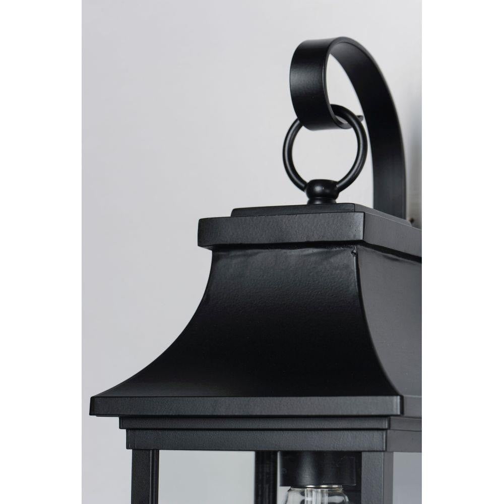 Maxim Lighting 30022CLBK Vicksburg Outdoor Wall Lantern - Close-Up Top Detail