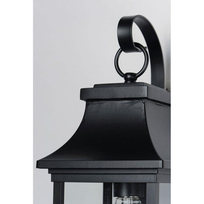 Maxim Lighting 30022CLBK Vicksburg Outdoor Wall Lantern - Close-Up Top Detail
