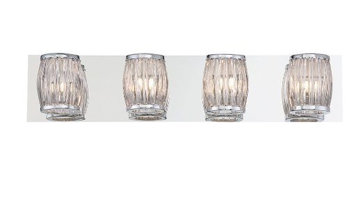 Eurofase Lighting 30045-019 Barile 25" Vanity Bath Light, Chrome Finish