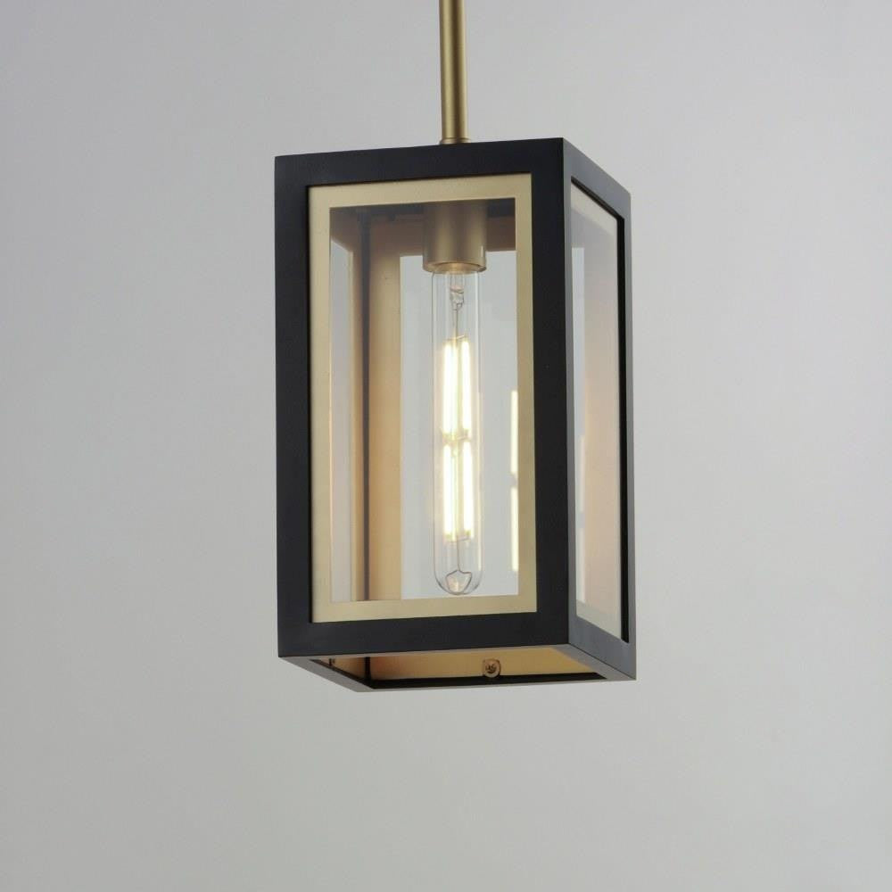 Maxim Lighting 30051CLWTGLD Neoclass Outdoor Pendant side view in lifestyle setting