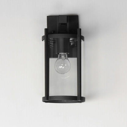 Maxim Lighting 30062CLBK Belfry 1 Light 13 inch Black Outdoor Wall Lantern - Front View