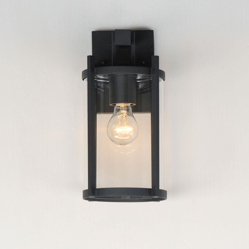 Maxim Lighting 30062CLBK Belfry 1 Light 13 inch Black Outdoor Wall Lantern - Lit View