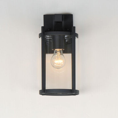 Maxim Lighting 30062CLBK Belfry 1 Light 13 inch Black Outdoor Wall Lantern - Lit View