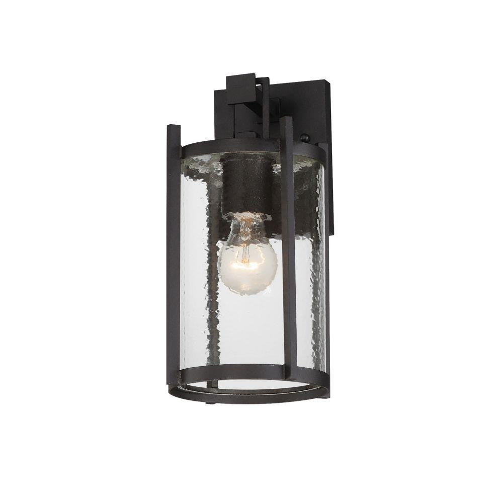 Maxim Lighting 30062HMBK Belfry 1 Light 13 inch Hammered Matte Black Outdoor Wall Light - Main Product Shot