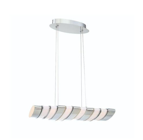 Eurofase Lighting 30065-017 Gabriel 16 inch Chrome Pendant Ceiling Light