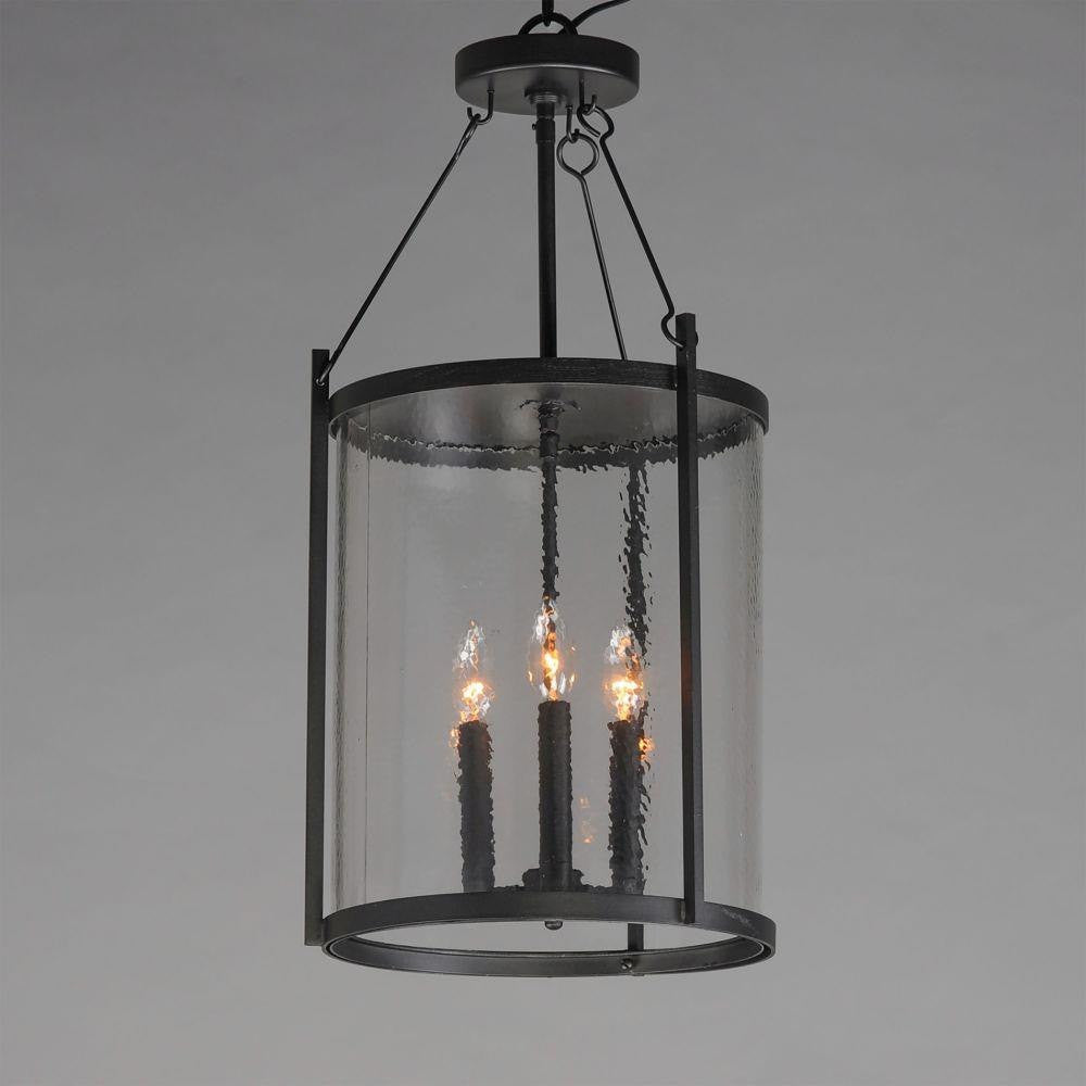 Maxim Lighting 30069HMBK Belfry 3 Light 13 inch Black Outdoor Pendant - Main View