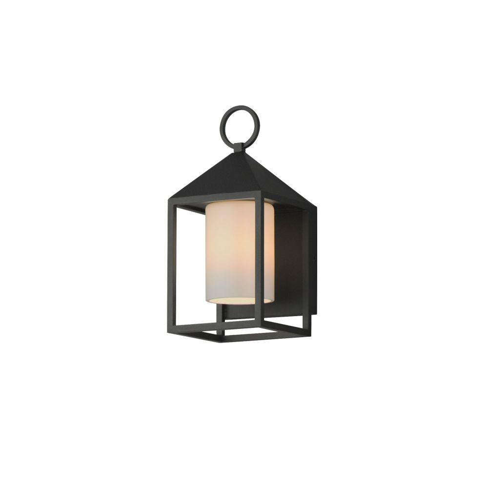 Maxim Lighting 30071SWBK Aldous 1 Light Satin Black Outdoor Wall Lantern - White Background