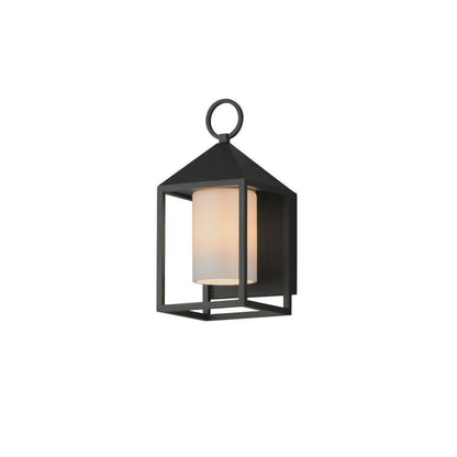 Maxim Lighting 30071SWBK Aldous 1 Light Satin Black Outdoor Wall Lantern - White Background
