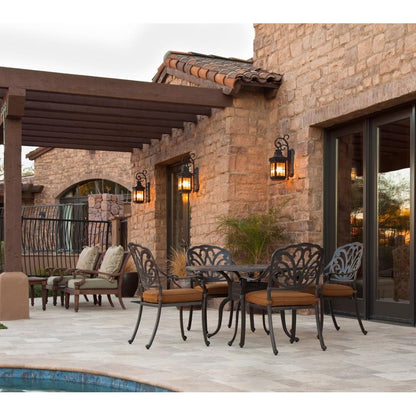 Maxim Lighting 30085CDCF Nantucket Outdoor Wall Lantern Lifestyle Patio Setting