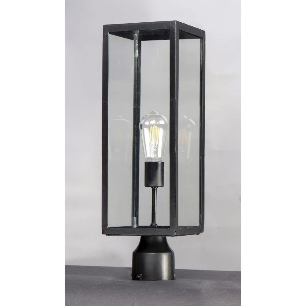 Maxim Lighting 30090CLDBZ Catalina 1 Light Dark Bronze Outdoor Post Lantern - Lifestyle Side View