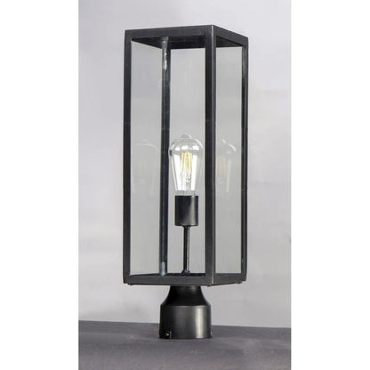 Maxim Lighting 30090CLDBZ Catalina 1 Light Dark Bronze Outdoor Post Lantern - Lifestyle Side View
