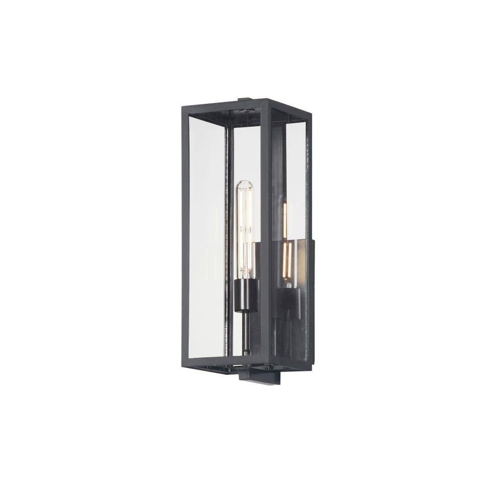 Maxim Lighting 30091CLDBZ Catalina 1 Light Dark Bronze Outdoor Wall Lantern - Angled View