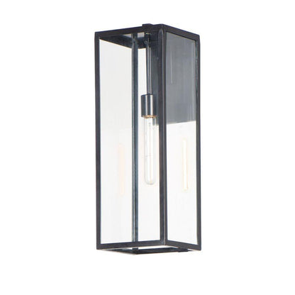 Maxim Lighting 30094CLDBZ Catalina 1 Light Dark Bronze Outdoor Wall Sconce - Angled View on White Background