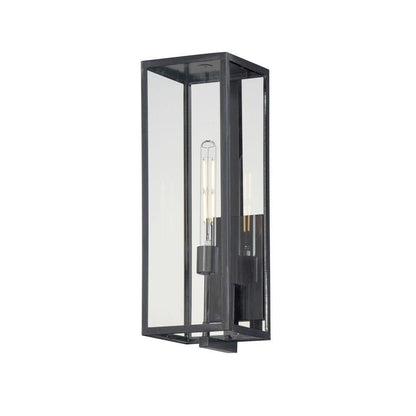 Maxim Lighting 30095CLDBZ Catalina 1 Light Dark Bronze Outdoor Wall Lantern
