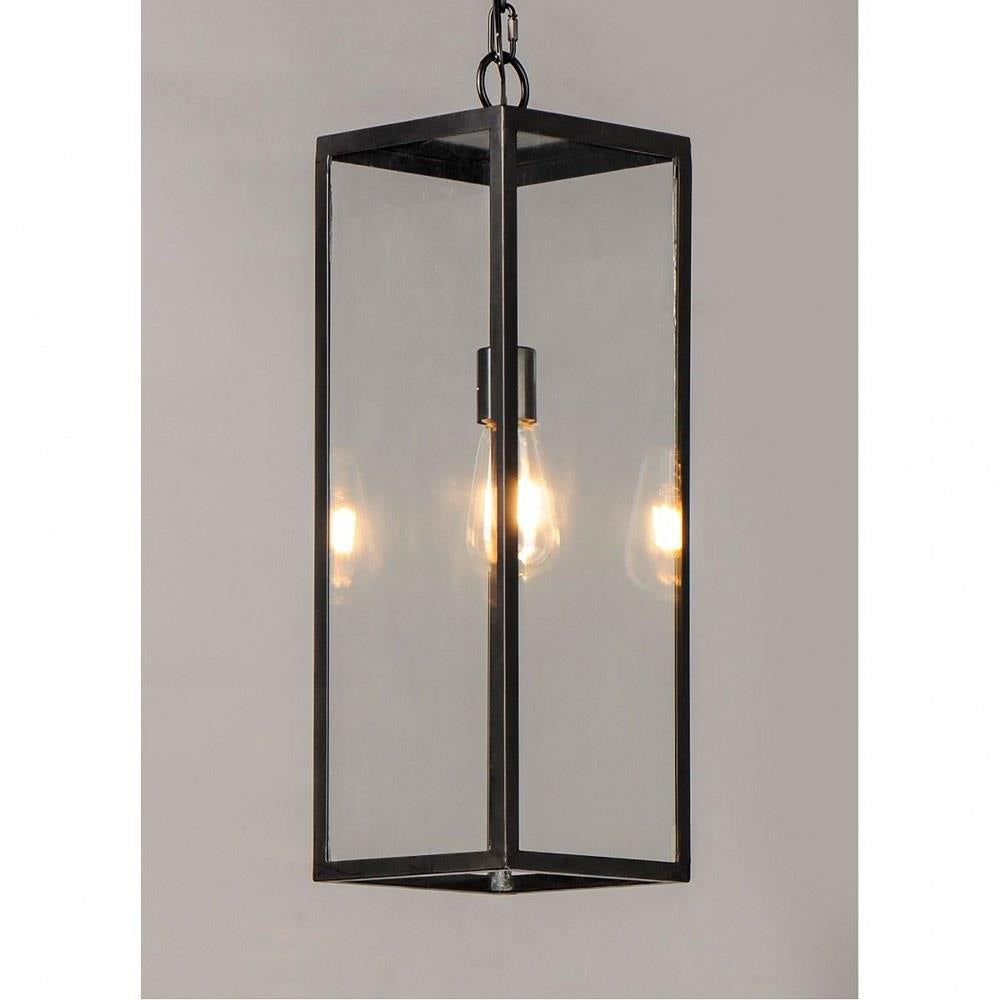 Maxim Lighting 30097CLDBZ Catalina 1 Light Dark Bronze Outdoor Pendant - Front View