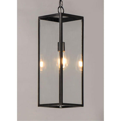 Maxim Lighting 30097CLDBZ Catalina 1 Light Dark Bronze Outdoor Pendant - Front View