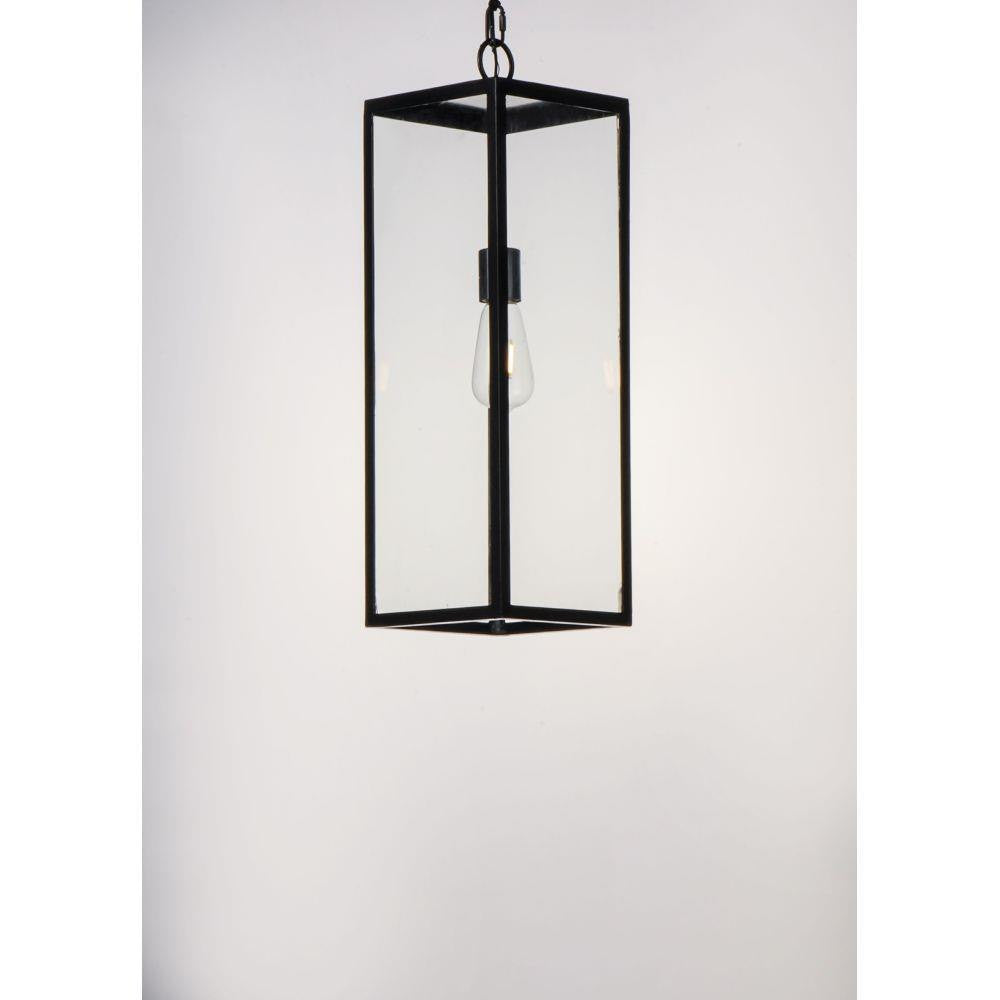 Maxim Lighting 30097CLDBZ Catalina 1 Light Dark Bronze Outdoor Pendant - Side View