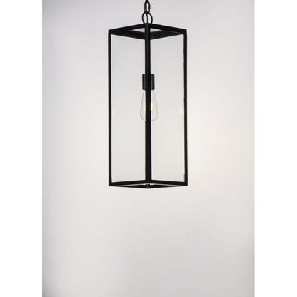 Maxim Lighting 30097CLDBZ Catalina 1 Light Dark Bronze Outdoor Pendant - Side View