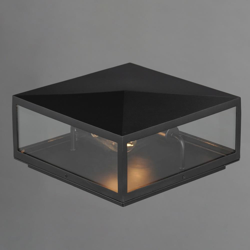 Maxim Lighting 30099CLDBZ Catalina 2 Light 13 Inch Dark Bronze Outdoor Deck Lantern - Detail View