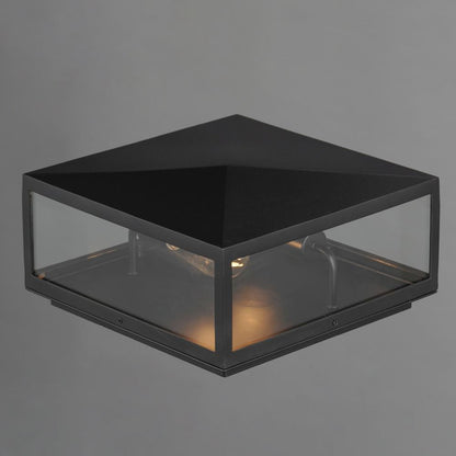 Maxim Lighting 30099CLDBZ Catalina 2 Light 13 Inch Dark Bronze Outdoor Deck Lantern - Detail View