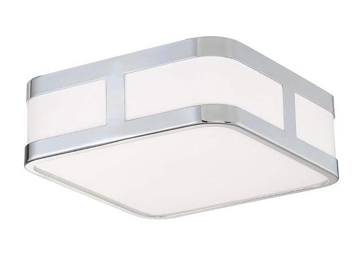 Eurofase Lighting 30158-016 Flynn LED 9 inch Chrome Flush Mount Ceiling Light, Small